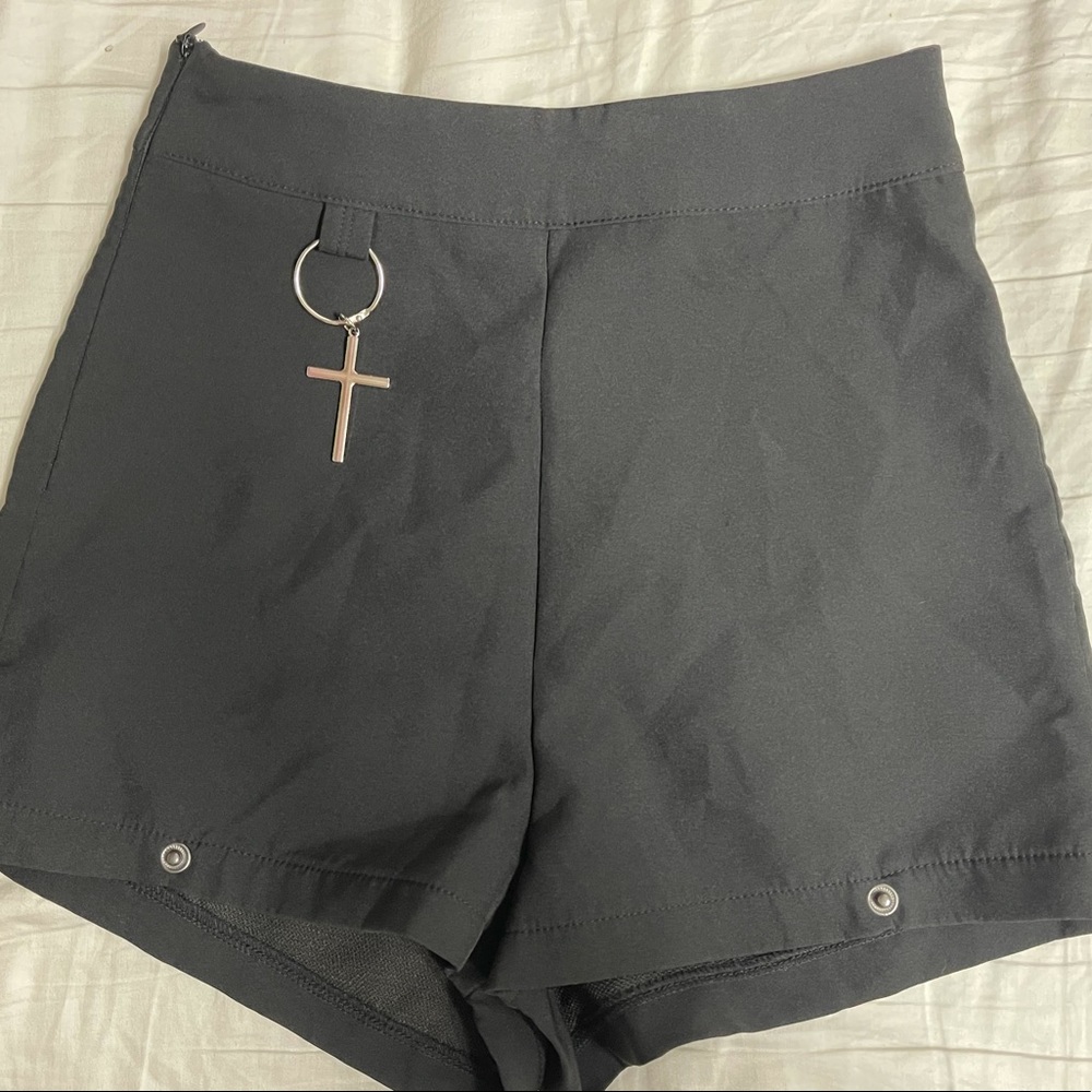 Silky Shorts with Cross Size XS